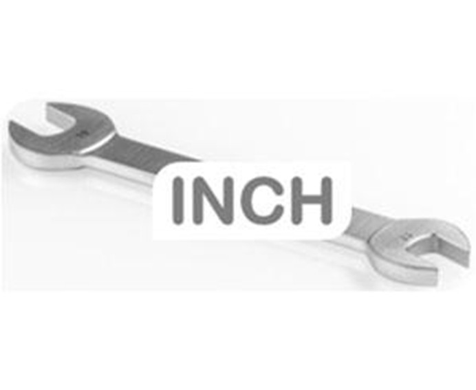 Cle ouverte inox 14x15 mm...